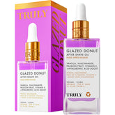Truly Glazed Donut After Shave Oil bottle showing cooling hydration for post-shave skin