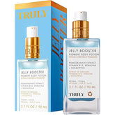 Truly Jelly Booster Pigment Body Potion bottle for at-home hydration and pigment balance.