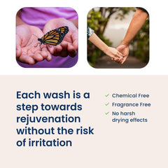 Truly Free Aloe Unscented Hand Soap pump close-up shows rich foaming action for gentle cleanses