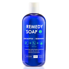 Truremedy Naturals eucalyptus-rosemary-body-wash-bottle: hydrating cleanse for daily refresh