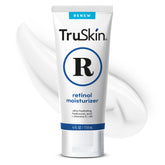 TruSkin Retinol Face Moisturizer bottle pour shows smooth daily hydration.
