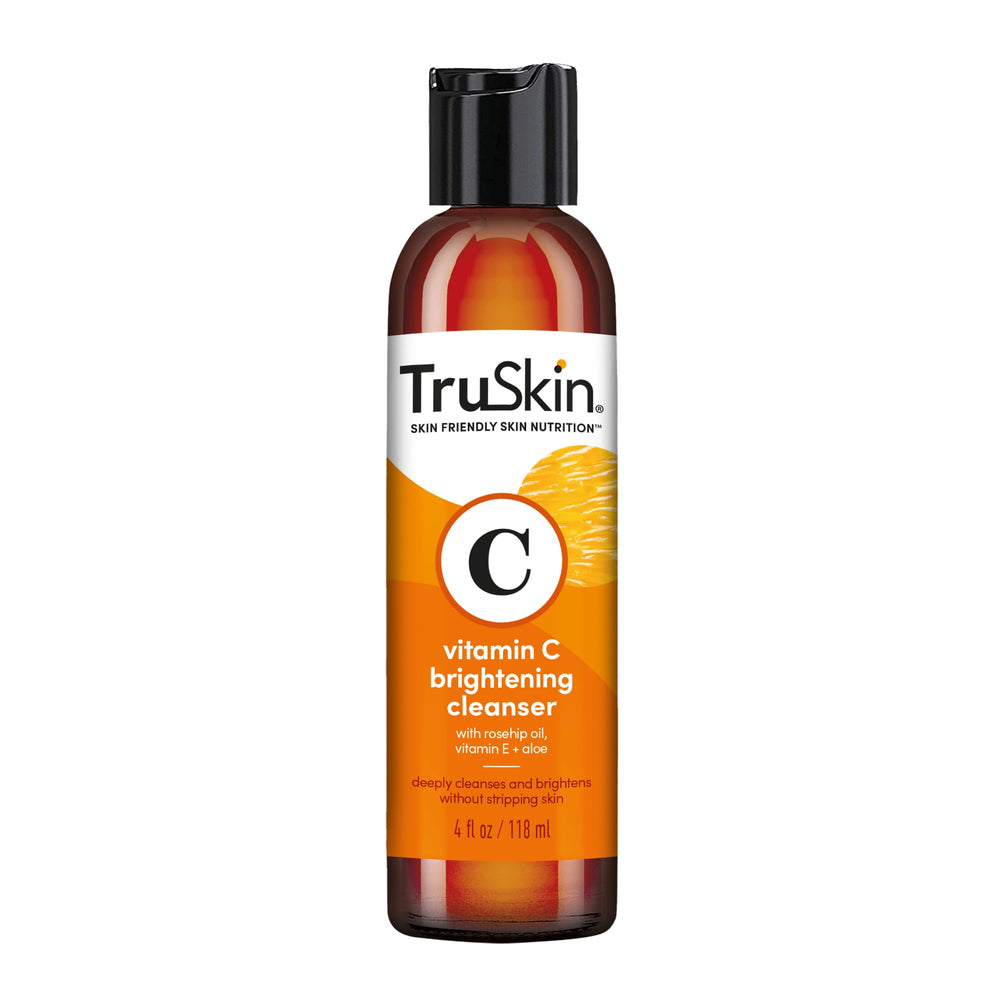 TruSkin Vitamin C Cleanser bottle front for brightening daily cleanse