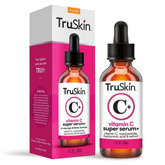 TruSkin Vitamin C Super Serum bottle for brightening and anti-aging