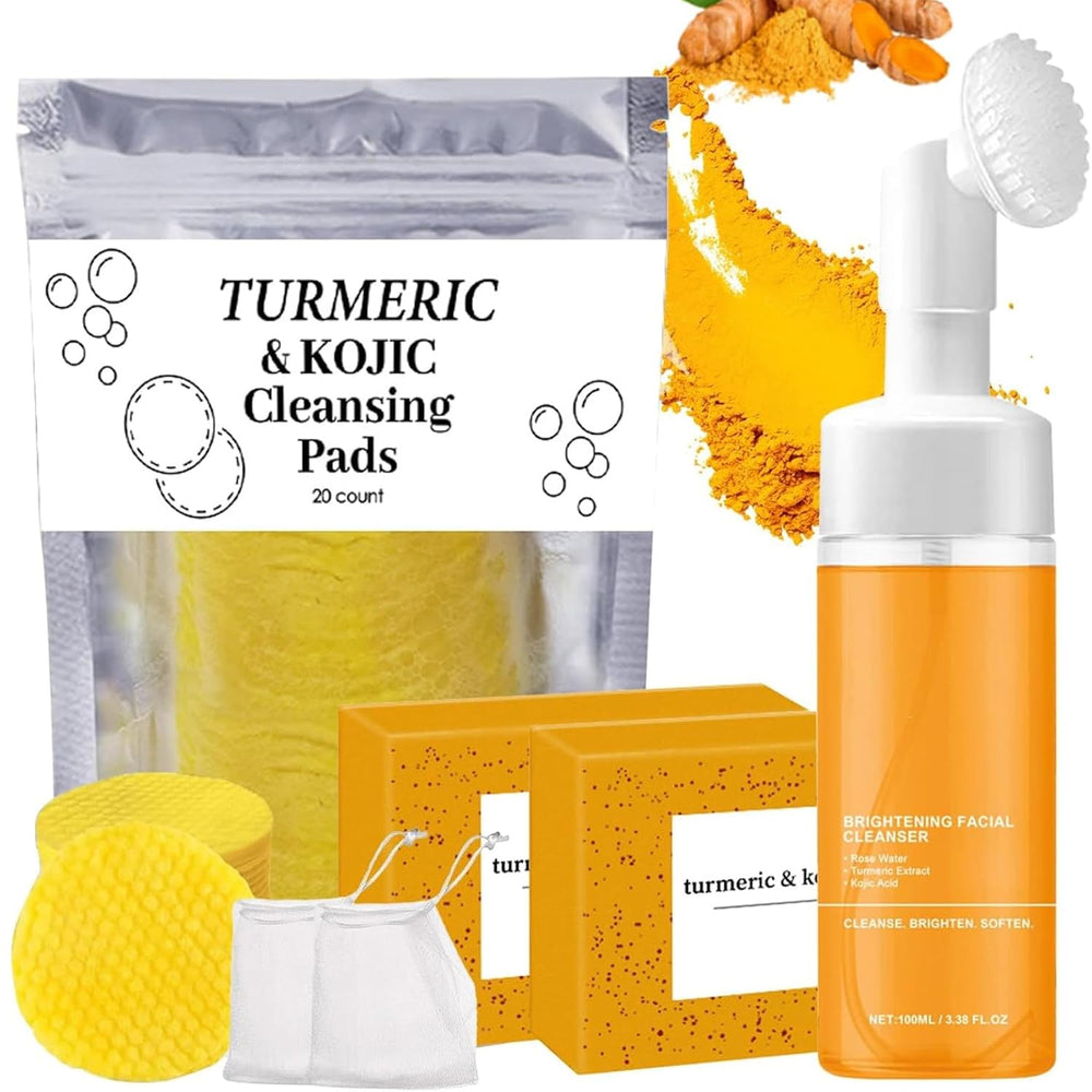 TRWLCFF turmeric wash brush: gentle facial cleanse with soft bristles