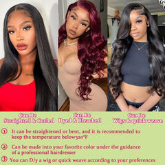 Tryfey Brazilian virgin hair 3-bundles packaging highlights ready-to-wear kit