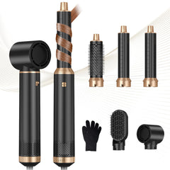Trylater 5-in-1 blow dryer brush front view for easy, comfortable styling.