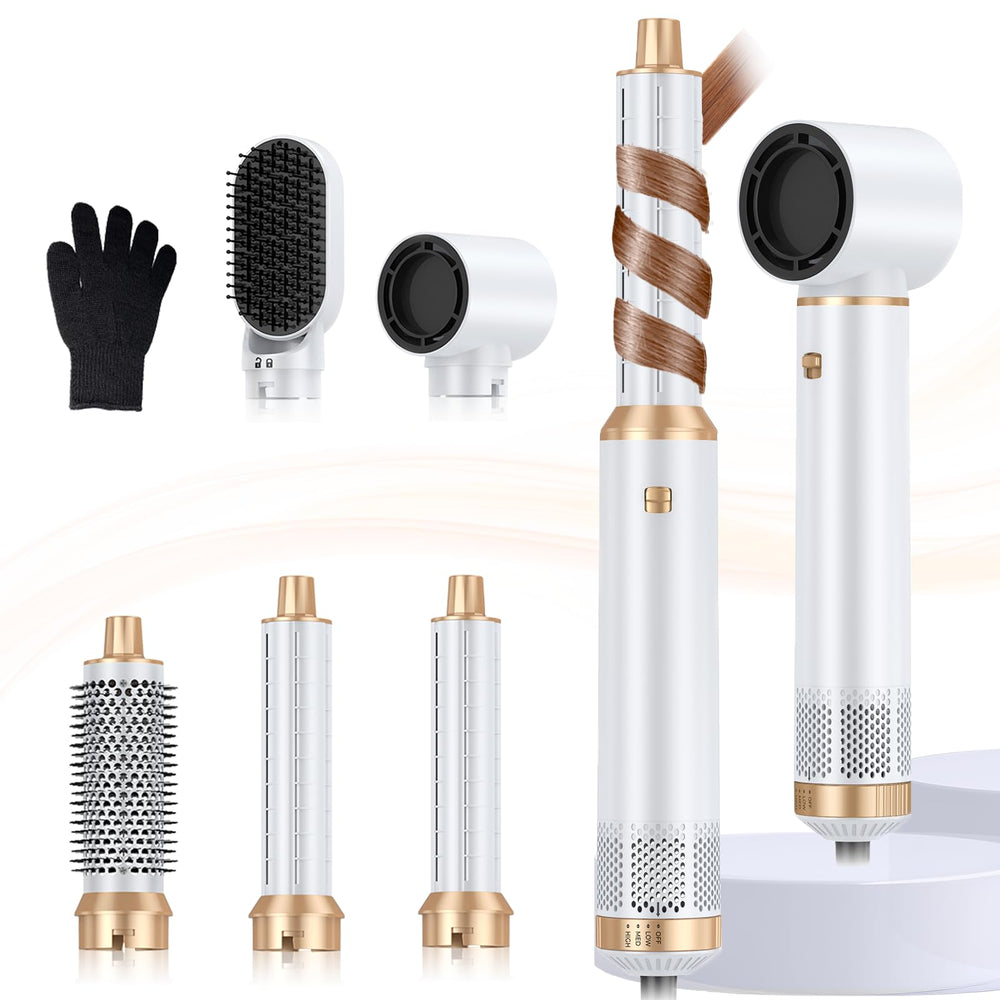 trylater blow dryer brush 5-in-1 in-hand drying for speedy daily styling.