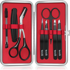 TsMADDTs Eyebrow Kit packaged in a travel case for on-the-go grooming.