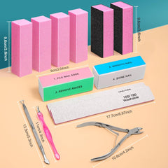 TsMADDTs nail kit 4way buffer block delivers a glossy finish