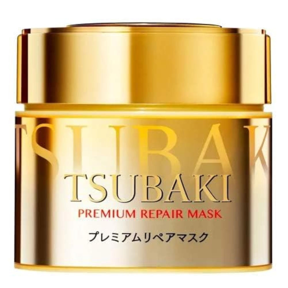 Tsubaki Premium Hair Mask 180g packaging front for nourishing repair
