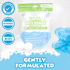 Tub Works calming lavender eucalyptus aromatherapy for kids bath.