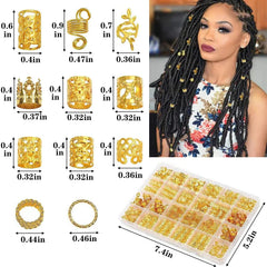 Tuefuzy accesorio estilo vid para trenzas, aporta brillo y personalidad