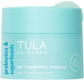 TULA 24-7 Moisture Gel Cream travel-size jar shown for on-the-go hydration.