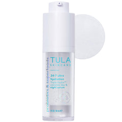 TULA 24/7 Ultra Hydration bottle on shelf for daily moisture