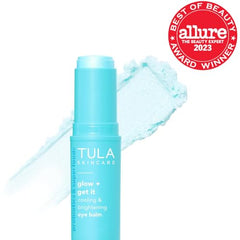 TULA Glow and Get It application scene showing easy dab and blend.