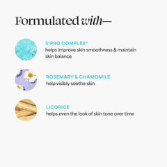 TULA Sunrise primer on hydrated skin creates a glow-ready base.