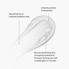 TULA H2Oasis mask texture close-up showing creamy hydration