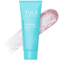 TULA So Poreless scrub bottle for deep cleansing and pore purification