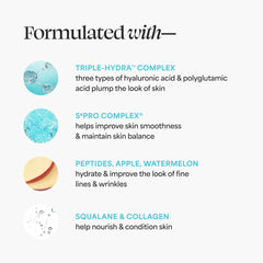 TULA Triple-Hydra Complex graphic shows multi-depth hydration