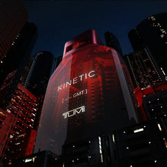 TUMI Kinetic for Men packaging box emphasizes gift-ready presentation and brand prestige