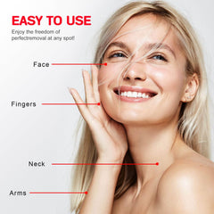 Tuokiy face shaver with two replacement heads ensures continuous smooth skin