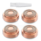 Tuokiy Gen 2 replacement heads pack of four for easy facial grooming.