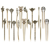 TUPARKA 18-pcs hair sticks collection showing nine vintage designs for versatile styling.