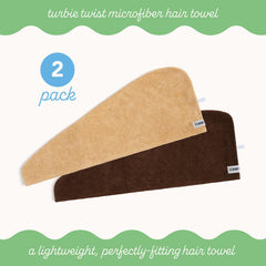 Turbie Twist microfiber close-up reveals plush, water-absorbing fabric.