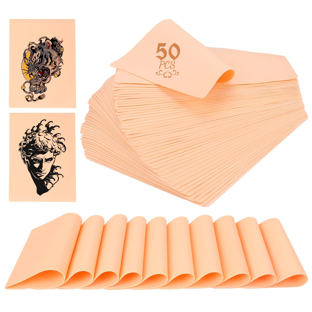 TUXIYA 50pcs blank tattoo skins package ideal for extensive practice and skill-building.