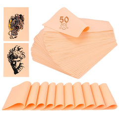 TUXIYA 50pcs blank tattoo skins package ideal for extensive practice and skill-building.