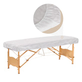 Tvvcalk disposable fitted massage sheet with soft fabric anchors comfort on 36x85 tables