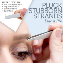 Tweezer Guru pointed tweezers precise tip for splinters and fine hairs