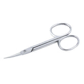 Tweezerman cuticle scissors with precise blades for clean, controlled trimming.