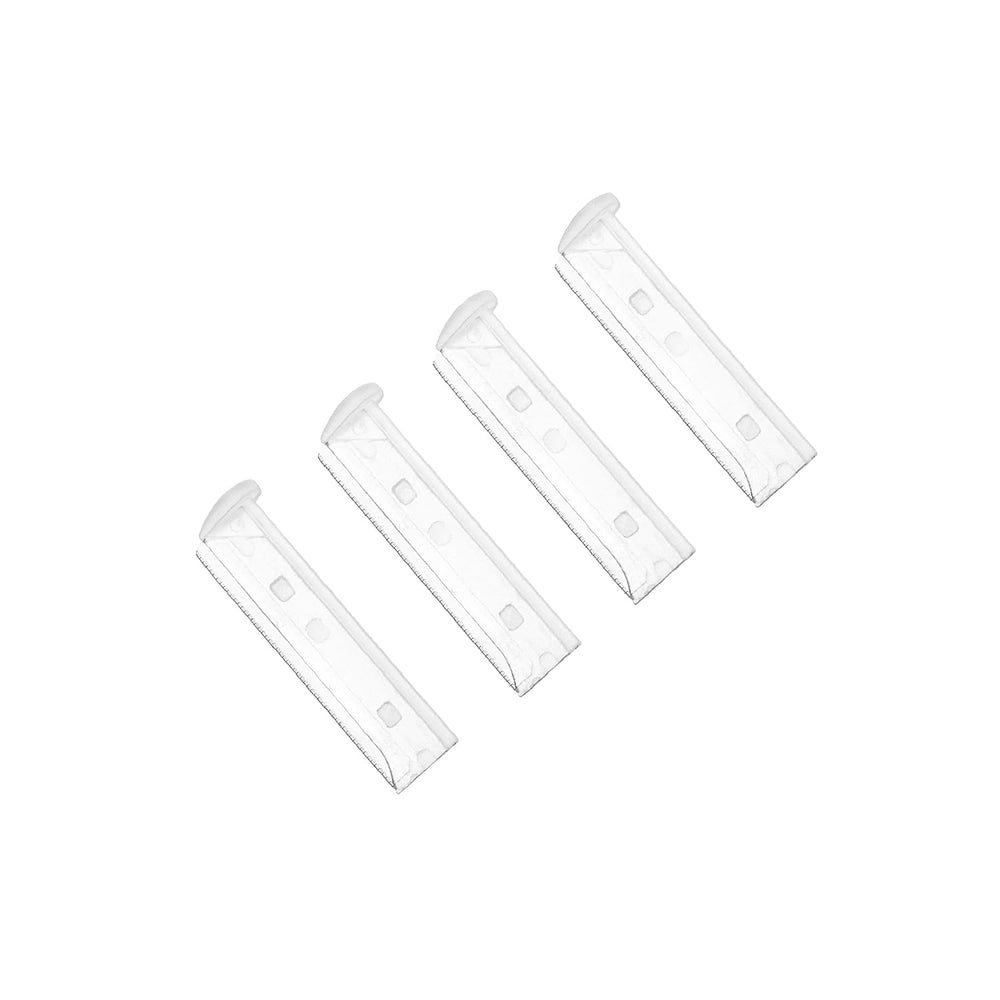 Tweezerman facial razor blades pack-4-count offers precise grooming and gentle exfoliation.