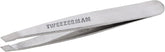 Tweezerman Mini Slant Tweezer precision tips for clean, precise hair removal.