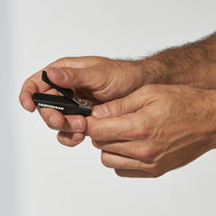 Tweezerman Precision Grip Fingernail Clipper case catches clippings for tidy cleanup