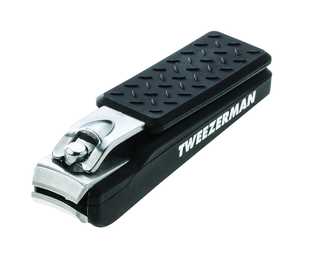 Tweezerman Precision Grip Fingernail Clipper close-up curved blades for precise nail trimming