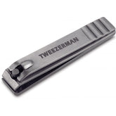 Tweezerman professional stainless steel toenail clipper straight edges for precise cuts.