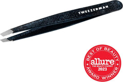 Tweezerman Slant Tweezer with calibrated tension for comfort and control during use.