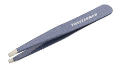 Tweezerman tweezer used on brow line for shaping and precision