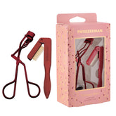 Tweezerman Vintage Rose Lash Gift Set classic-curler closeup showing precise curl for all lashes