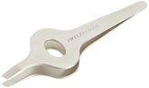 Tweezerman Wide Grip Slant Tweezer tips for precise brow shaping and control