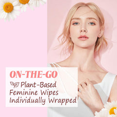 Twoworld feminine wipes are pH-balanced for gentle care on sensitive skin.