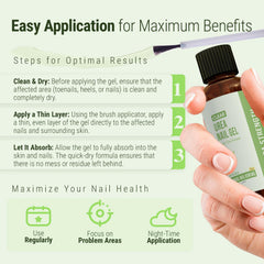 TXLSC CLEAR Urea Nail Gel night-use scene ready for sleep routine