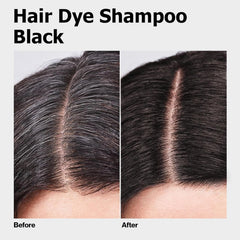 TYAYW hair color application on dry hair with gloves for mess-free use.