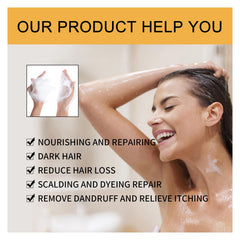 TYAYW natural ingredients gray bar promotes gentle cleansing for all hair types