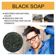 TYAYW scalp nourishment application shows massaging the bar onto hair