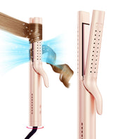 TYMO Airflow 2.0 iron gold-blush handle close-up for comfortable styling