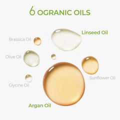 TYMO Argan Hair Oil Spray bottle cap emphasizes a natural, alcohol-free formula for daily use.