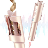 TYMO CurlGo 1-inch wand angled shot showcases versatile beach waves styling